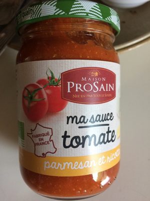 Sauce Tomate Bio Parmesan Ricotta
