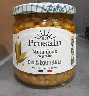 Mais doux front packaging