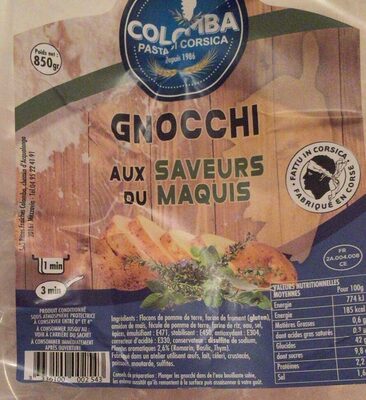 Gnocchi aux saveurs du maquis