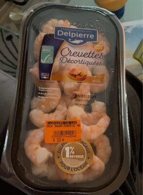 Crevettes decortiqués