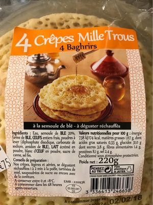 4 crêpes mille trous