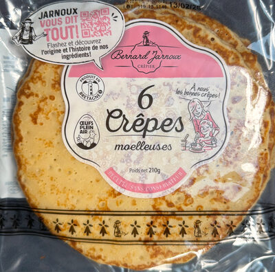 6 Crêpes moelleuses