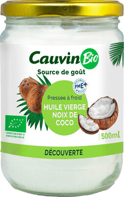 CAUVIN - HUILE VIERGE DE NOIX DE COCO BIO