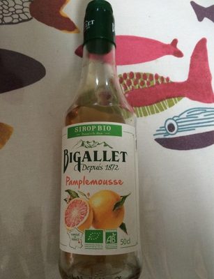 Sirop Bio pamplemousse