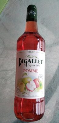 Sirop de pomme front packaging