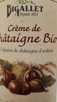 Crème de Châtaignes nutrition facts table