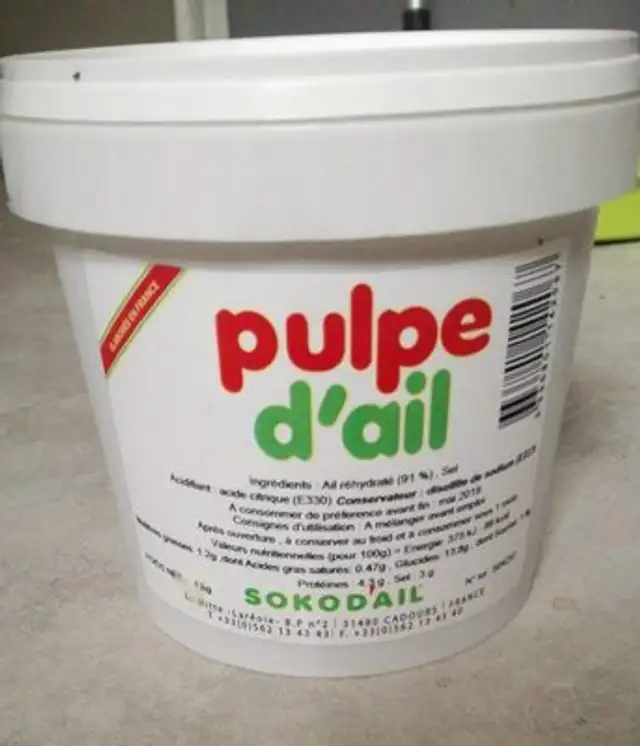 Pulpe d'ail
