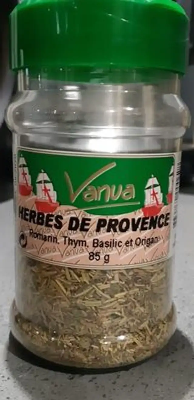 Herbes de provence ingredients label