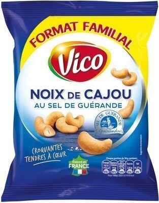 Noix de cajou au sel de Guerande