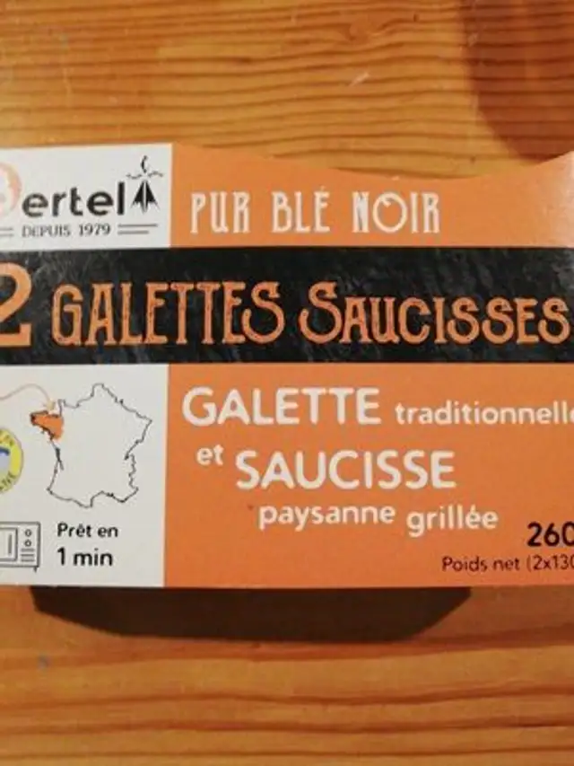 2 galettes saucisses