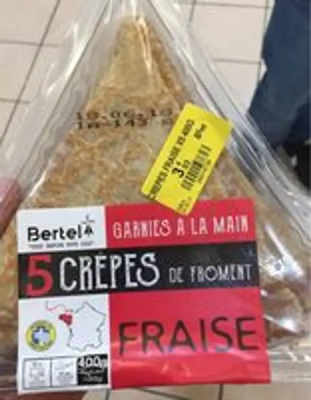 5 Crêpes de Froment Fraise