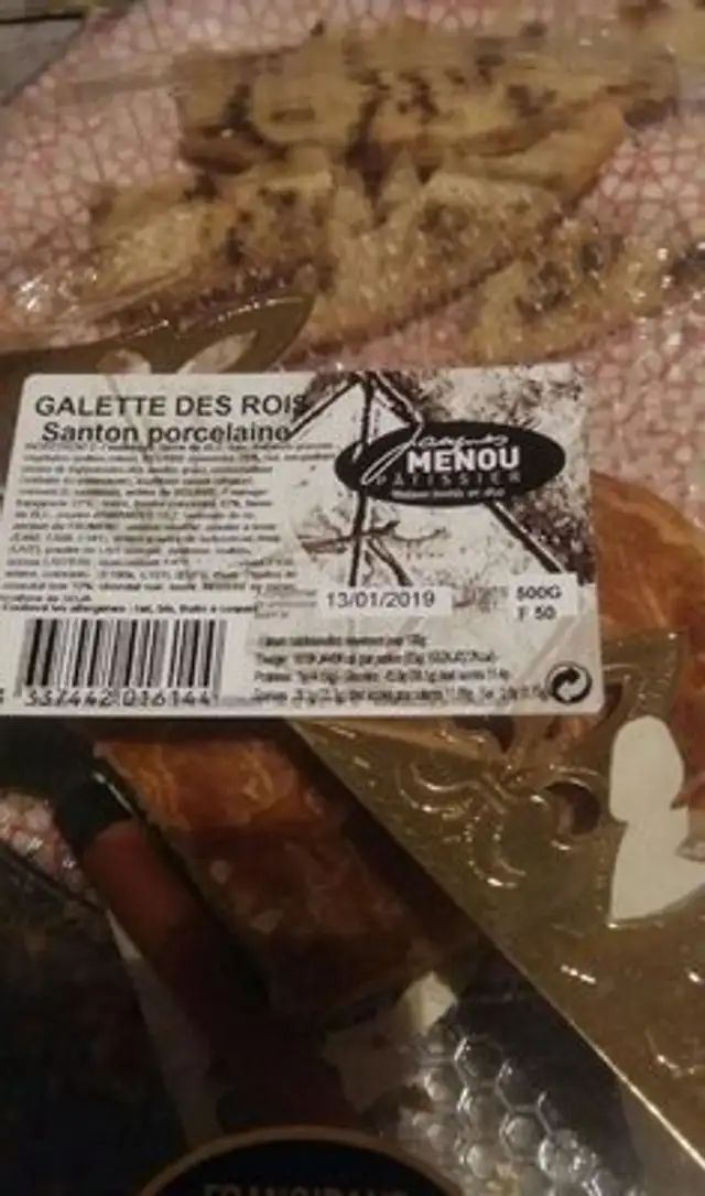 Galette des rois santon porcelaine