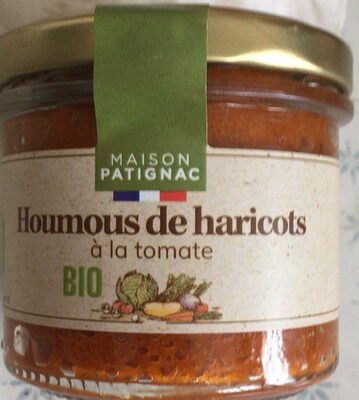 Houmous de haricots à la tomate bio