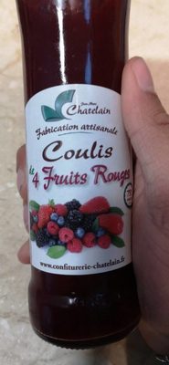 Coulis de 4 fruits rouges front packaging