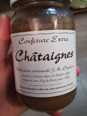 Confiture Extra châtaignes front packaging