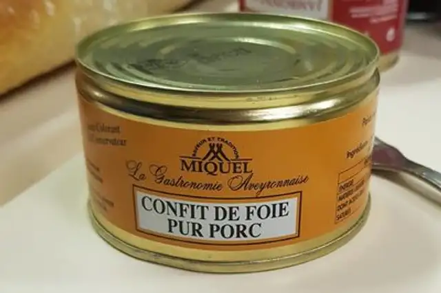 Confit de foie pur Porc