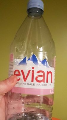 Evian front packaging