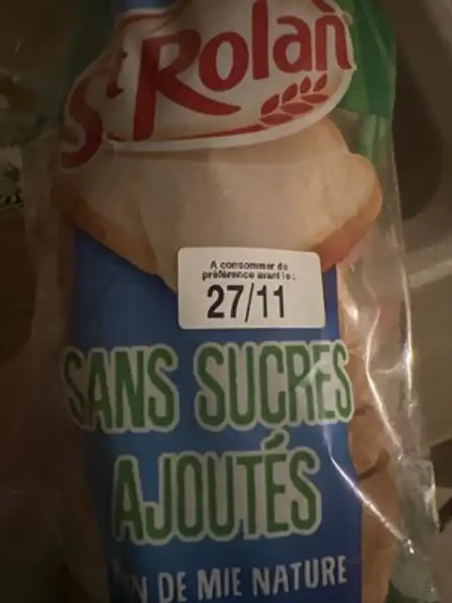 Pain de mie nature front packaging