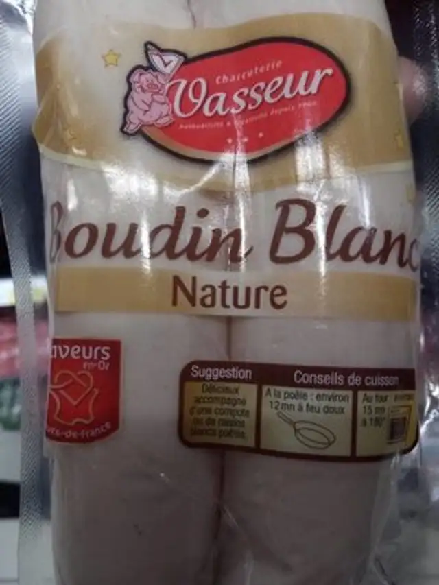 Boudin blanc nature