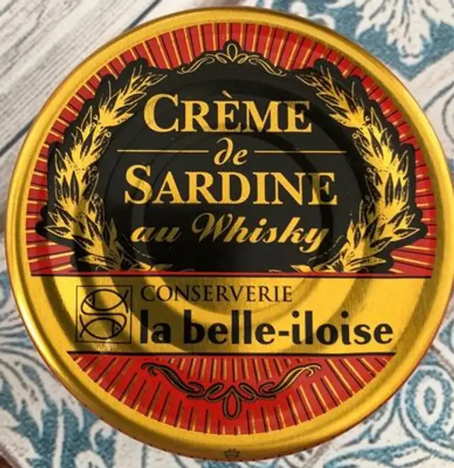 Crème de sardine au whisky