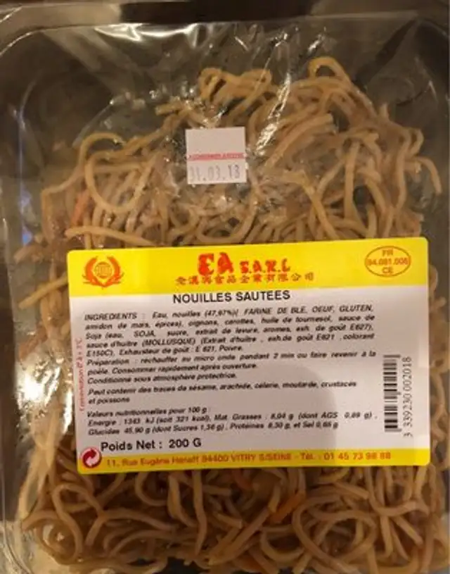 Nouilles Chinoises Sautées 200G