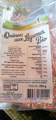 Quinoa aux légumes