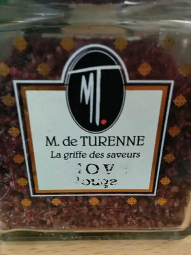 M. de TURENNE front packaging
