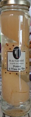 Poires à l'eau de vie