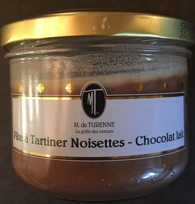 Pâte à tartiner Noisettes - Chocolat lait