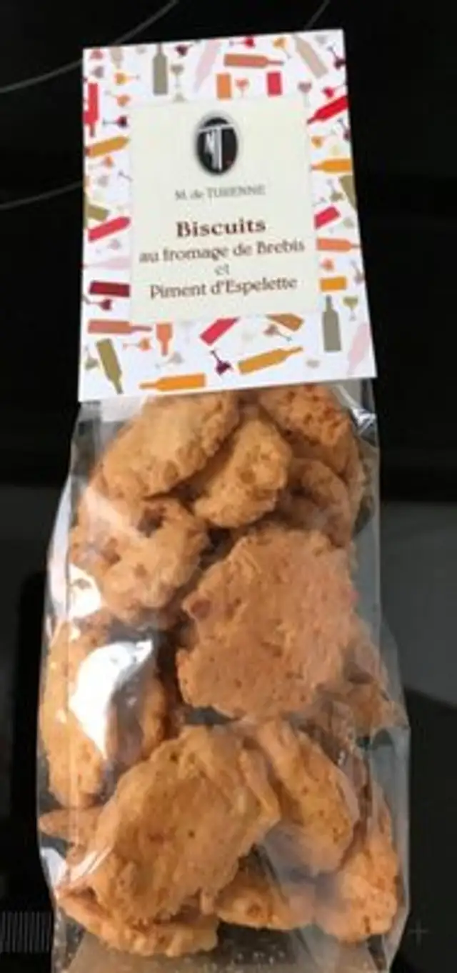 Biscuits au fromage de brebis et piment d'espelette