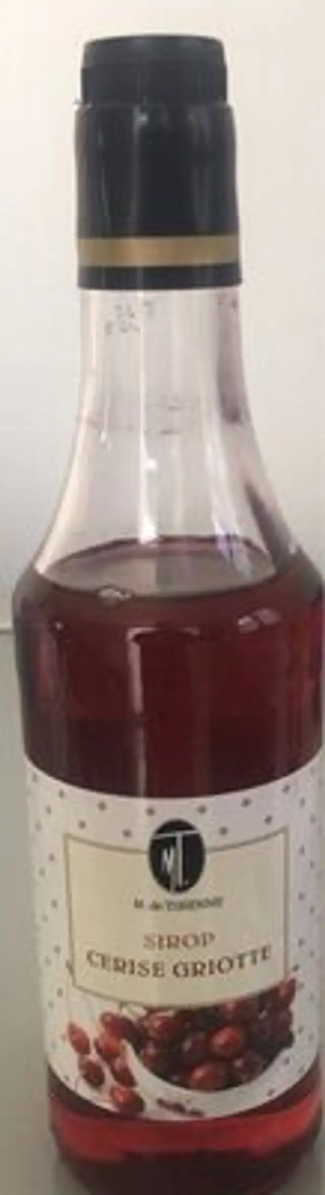Sirop cerise griotte
