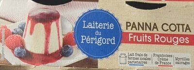 Panna cotta fruits rouges front packaging