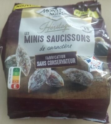 Minis saucissons front packaging