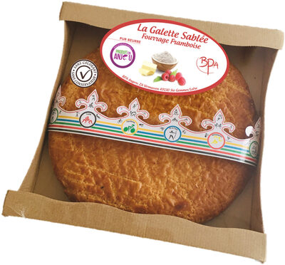 Galette sablée framboise 400g avec fève