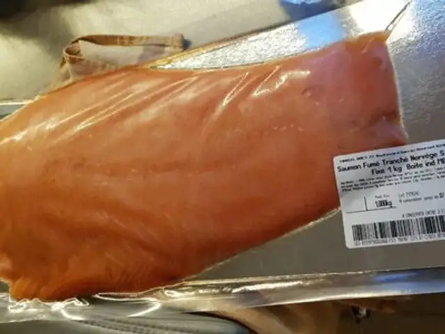 Saumon fumé trancher Norvège