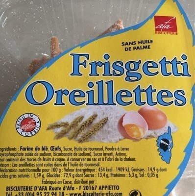 Oreillettes Frisgetti