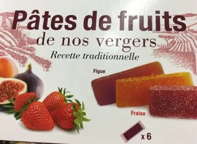 Pâtes de fruits de nos vergers