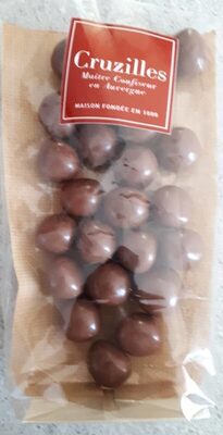 Billes pâtes de fruits citron enrobes de chocolat au lait