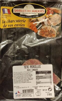 Tête persillée avec langues