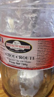 Choucroute front packaging