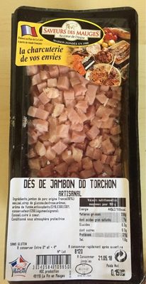 Dés de jambon au torchon