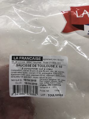 Saucisse de Toulouse