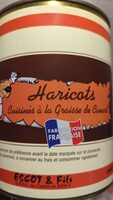 haricots cuisinés à la graisse de canard