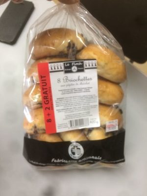 Briochettes aux pépites de chocolat