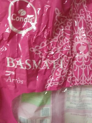 Arroz Basmati front packaging