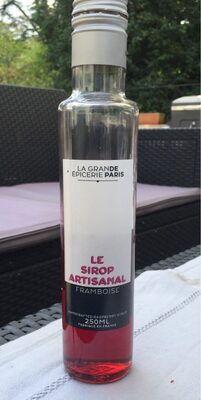 Sirop artisanal à la framboise