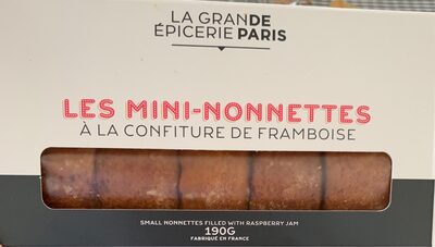 Les mini-nonnettes front packaging