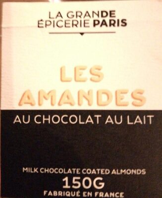 Les amandes au chocolat au lait