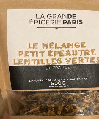 Mélange petit épeautre lentilles vertes
