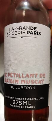 Le pétillant de raisin muscat